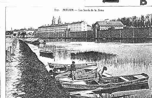 Ville de MELUN Carte postale ancienne