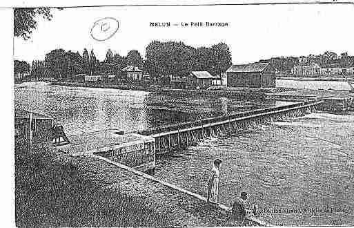 Ville de MELUN Carte postale ancienne