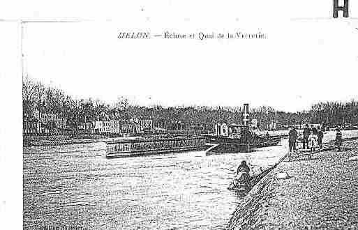 Ville de MELUN Carte postale ancienne