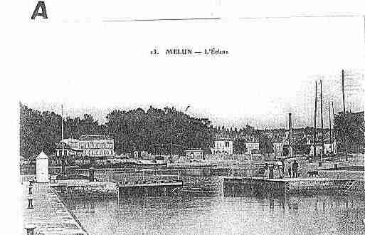 Ville de MELUN Carte postale ancienne