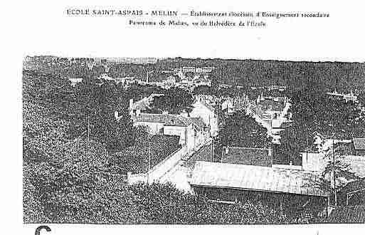 Ville de MELUN Carte postale ancienne
