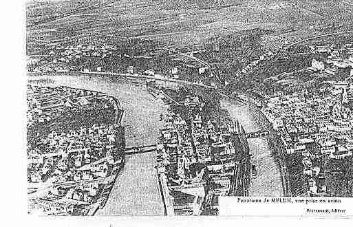 Ville de MELUN Carte postale ancienne