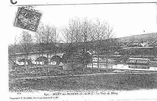 Ville de MERYSURMARNE Carte postale ancienne Ville de MERYSURMARNE Carte postale ancienne