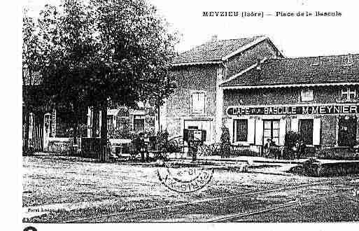 Ville de MEYZIEU Carte postale ancienne