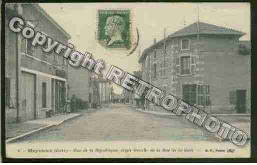 Ville de MEYZIEU Carte postale ancienne