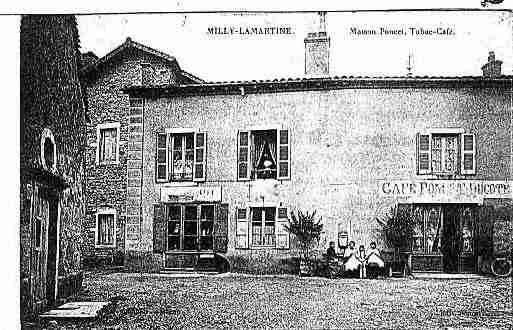 Ville de MILLYLAMARTINE Carte postale ancienne