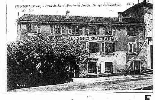 Ville de MONSOLS Carte postale ancienne