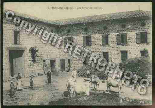 Ville de MONSOLS Carte postale ancienne