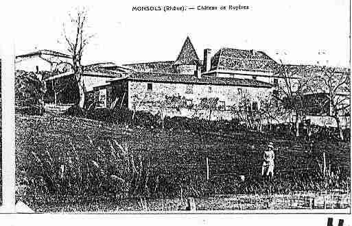 Ville de MONSOLS Carte postale ancienne