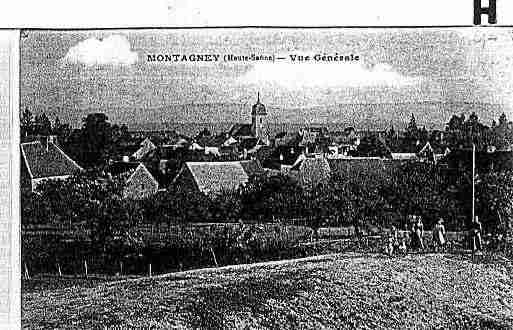 Ville de MONTAGNEY Carte postale ancienne