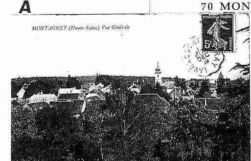Ville de MONTAGNEY Carte postale ancienne