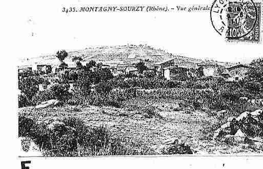 Ville de MONTAGNY Carte postale ancienne