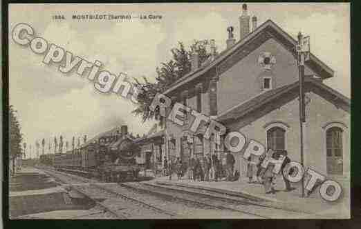 Ville de MONTBIZOT Carte postale ancienne