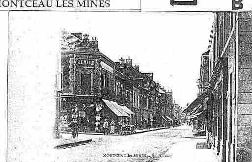 Ville de MONTCEAULESMINES Carte postale ancienne Ville de MONTCEAULESMINES Carte postale ancienne