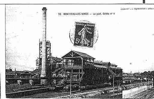 Ville de MONTCEAULESMINES Carte postale ancienne