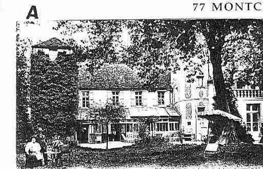 Ville de MONTCEAUXLESMEAUX Carte postale ancienne