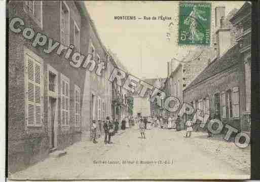 Ville de MONTCENIS Carte postale ancienne