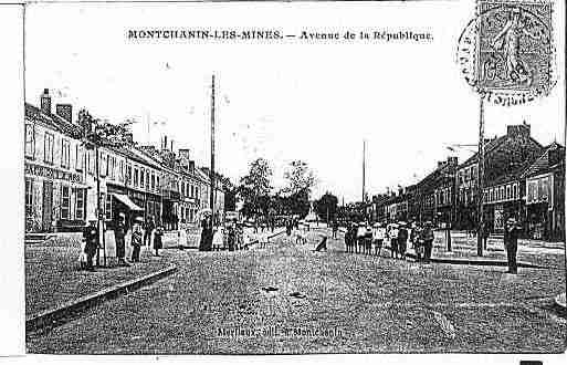 Ville de MONTCHANIN Carte postale ancienne Ville de MONTCHANIN Carte postale ancienne