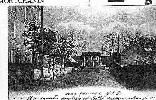 Ville de MONTCHANIN Carte postale ancienne