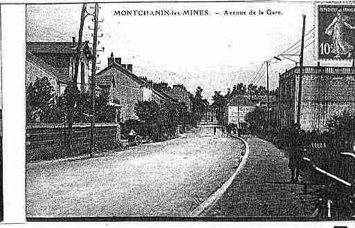 Ville de MONTCHANIN Carte postale ancienne