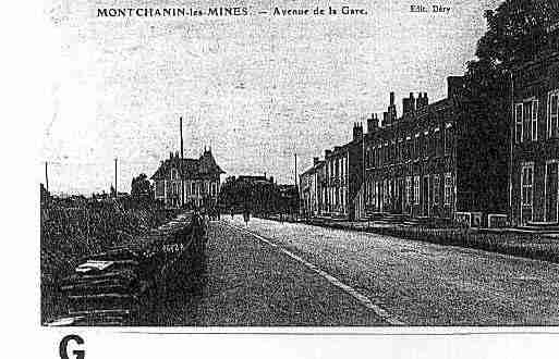 Ville de MONTCHANIN Carte postale ancienne