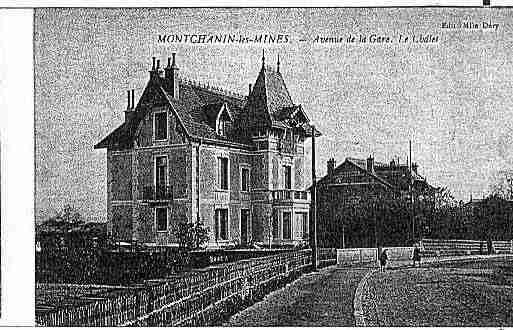 Ville de MONTCHANIN Carte postale ancienne