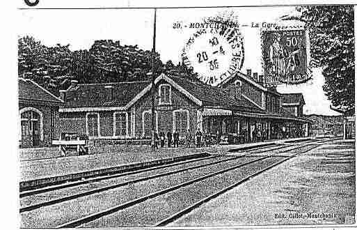 Ville de MONTCHANIN Carte postale ancienne