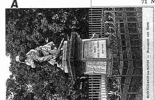 Ville de MONTCHANIN Carte postale ancienne Ville de MONTCHANIN Carte postale ancienne