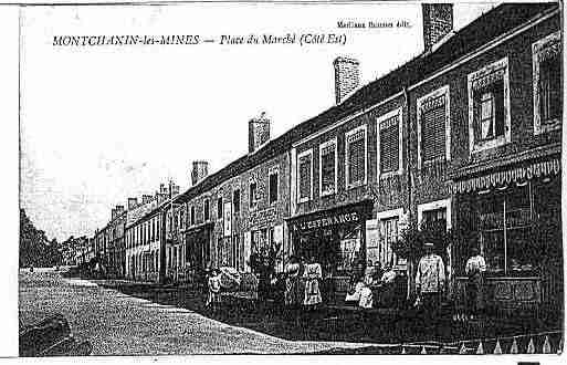 Ville de MONTCHANIN Carte postale ancienne