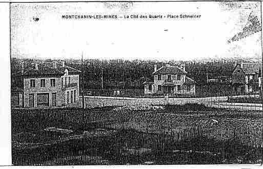 Ville de MONTCHANIN Carte postale ancienne Ville de MONTCHANIN Carte postale ancienne