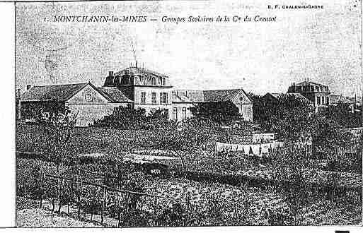 Ville de MONTCHANIN Carte postale ancienne Ville de MONTCHANIN Carte postale ancienne