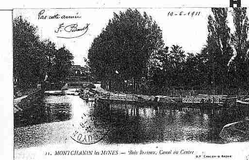 Ville de MONTCHANIN Carte postale ancienne