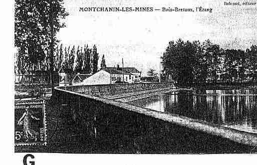 Ville de MONTCHANIN Carte postale ancienne