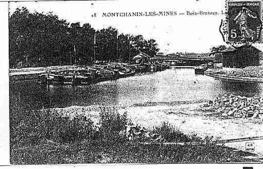 Ville de MONTCHANIN Carte postale ancienne