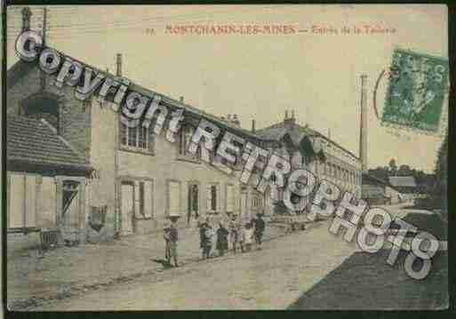 Ville de MONTCHANIN Carte postale ancienne