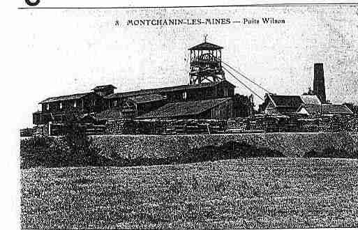 Ville de MONTCHANIN Carte postale ancienne