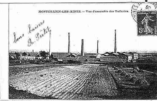 Ville de MONTCHANIN Carte postale ancienne