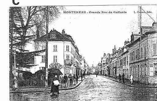 Ville de MONTEREAUFAUTYONNE Carte postale ancienne