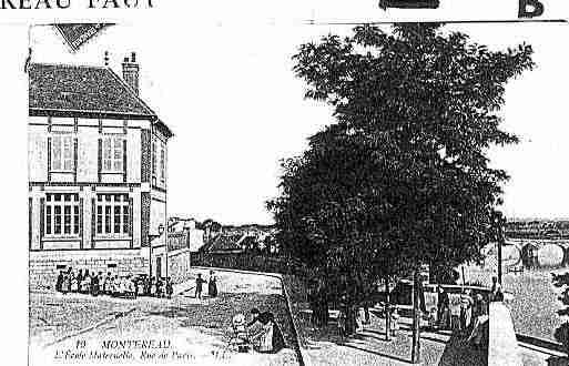 Ville de MONTEREAUFAUTYONNE Carte postale ancienne