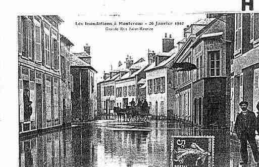 Ville de MONTEREAUFAUTYONNE Carte postale ancienne