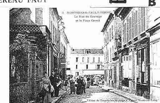 Ville de MONTEREAUFAUTYONNE Carte postale ancienne