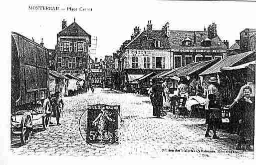 Ville de MONTEREAUFAUTYONNE Carte postale ancienne