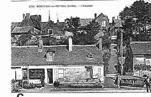 Ville de MONTFORTLEGESNOIS Carte postale ancienne