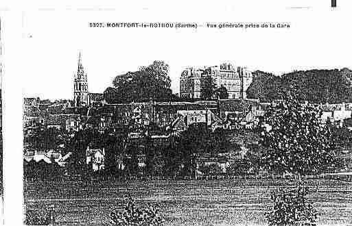 Ville de MONTFORTLEGESNOIS Carte postale ancienne