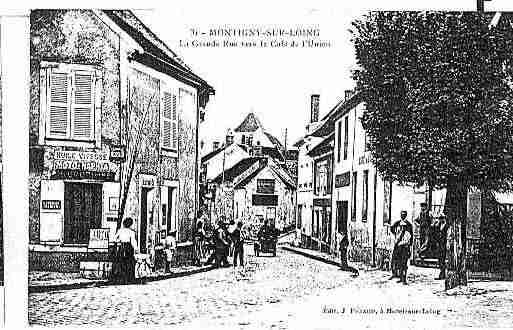 Ville de MONTIGNYSURLOING Carte postale ancienne