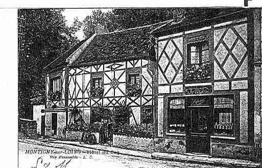 Ville de MONTIGNYSURLOING Carte postale ancienne