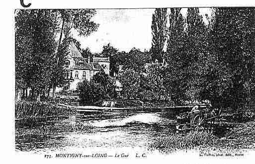 Ville de MONTIGNYSURLOING Carte postale ancienne Ville de MONTIGNYSURLOING Carte postale ancienne