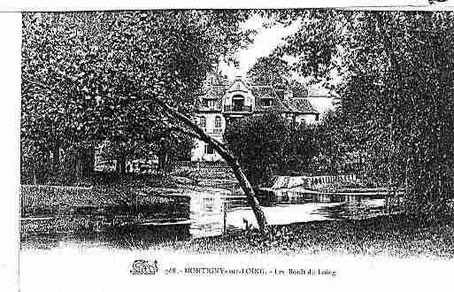 Ville de MONTIGNYSURLOING Carte postale ancienne Ville de MONTIGNYSURLOING Carte postale ancienne
