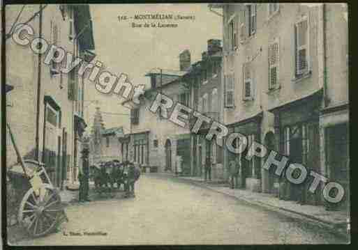 Ville de MONTMELIAN Carte postale ancienne