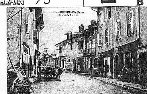 Ville de MONTMELIAN Carte postale ancienne